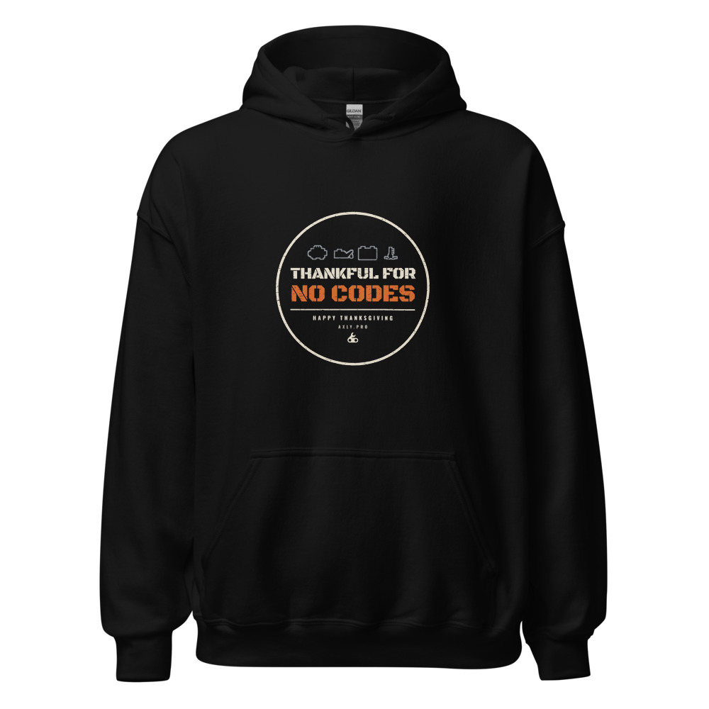Thankful for No Codes Hoodie