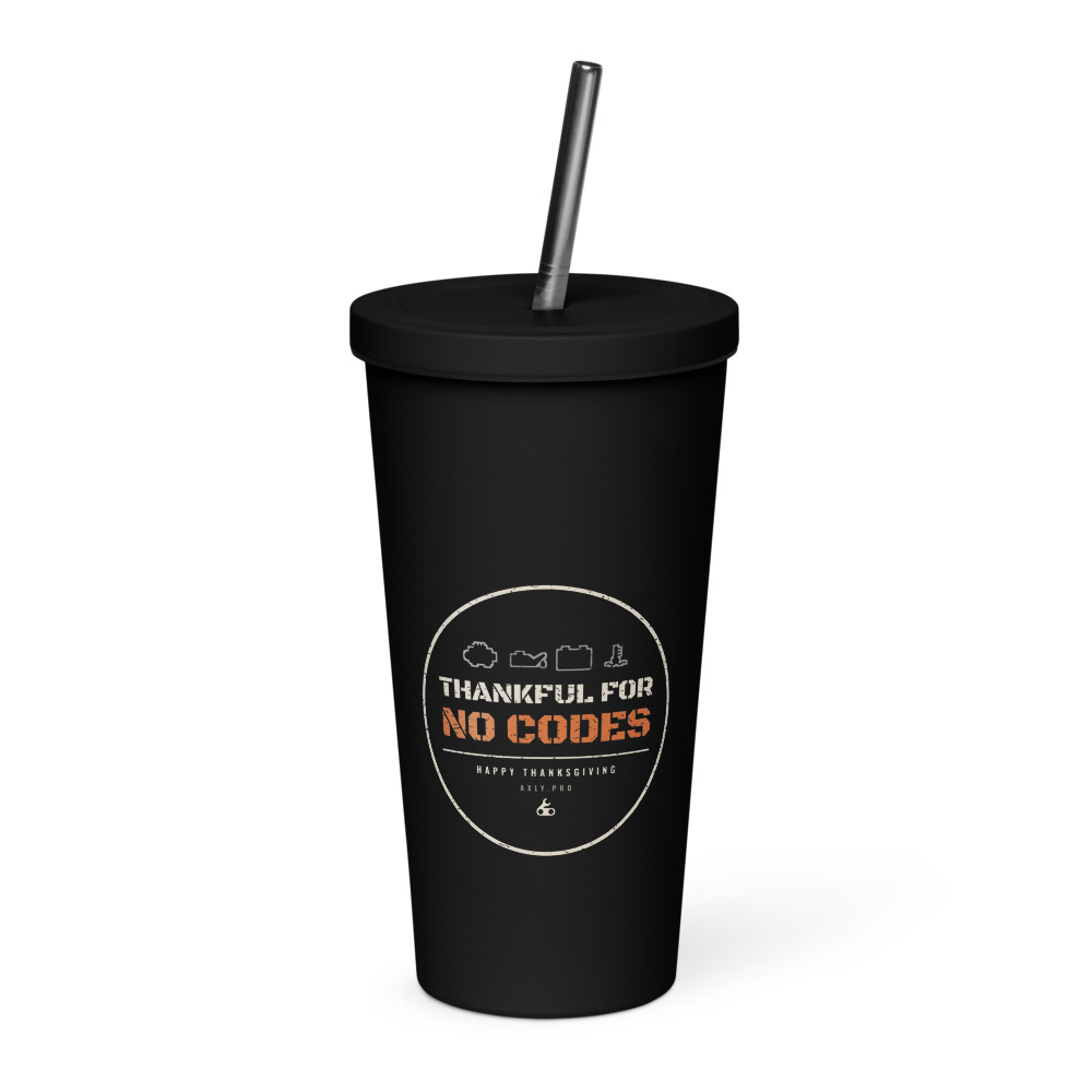 Thankful for No Codes Tumbler
