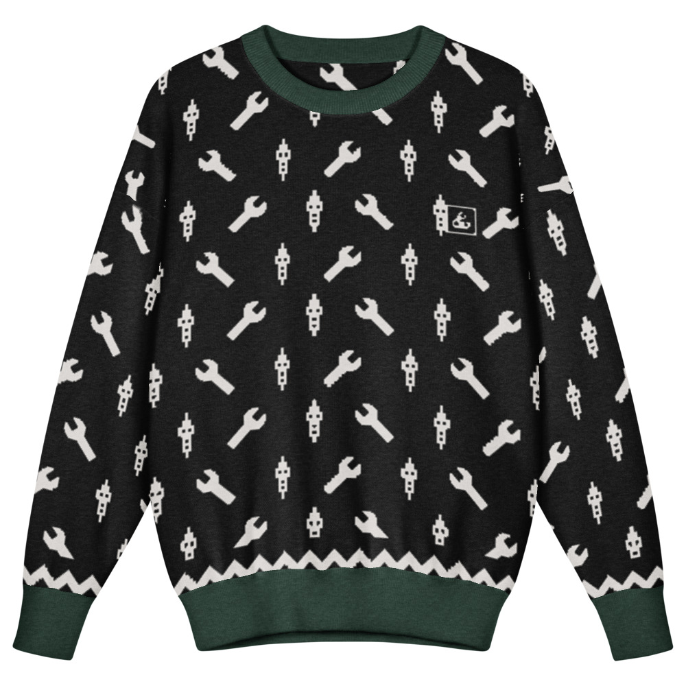 Wrench & Plug Kids' Sweater (Black)