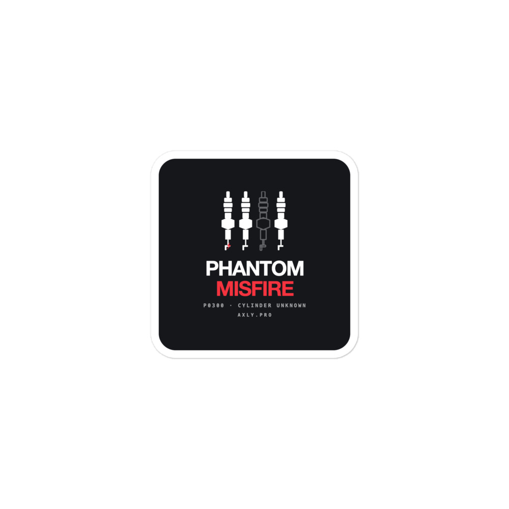 Phantom Misfire Sticker