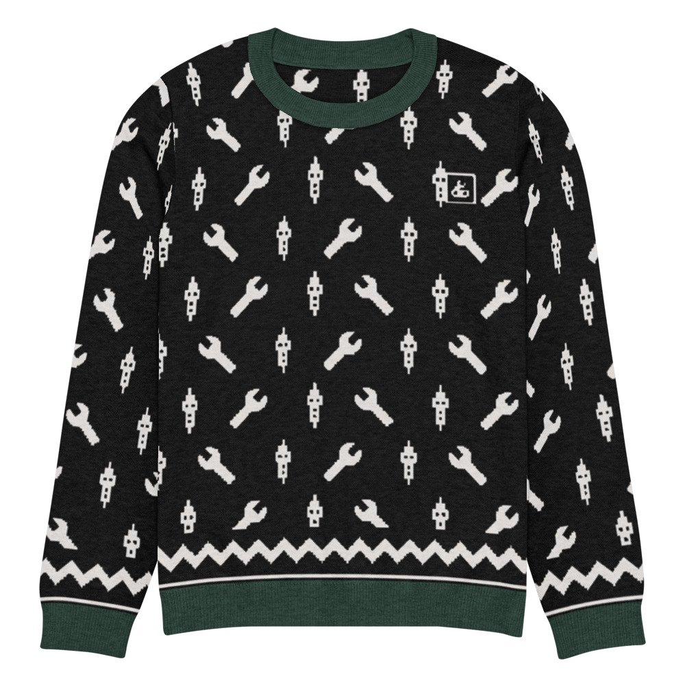 Wrench & Plug Sweater (Black)