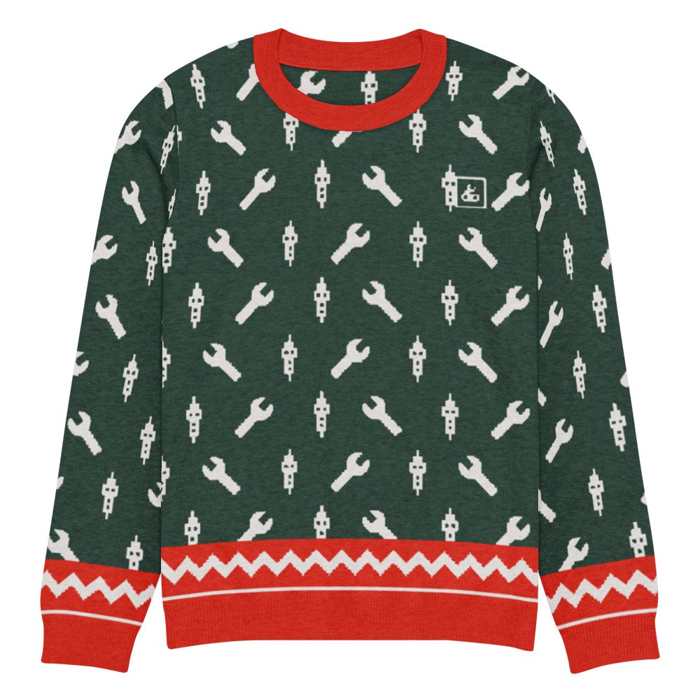 Wrench & Plug Sweater (Green)