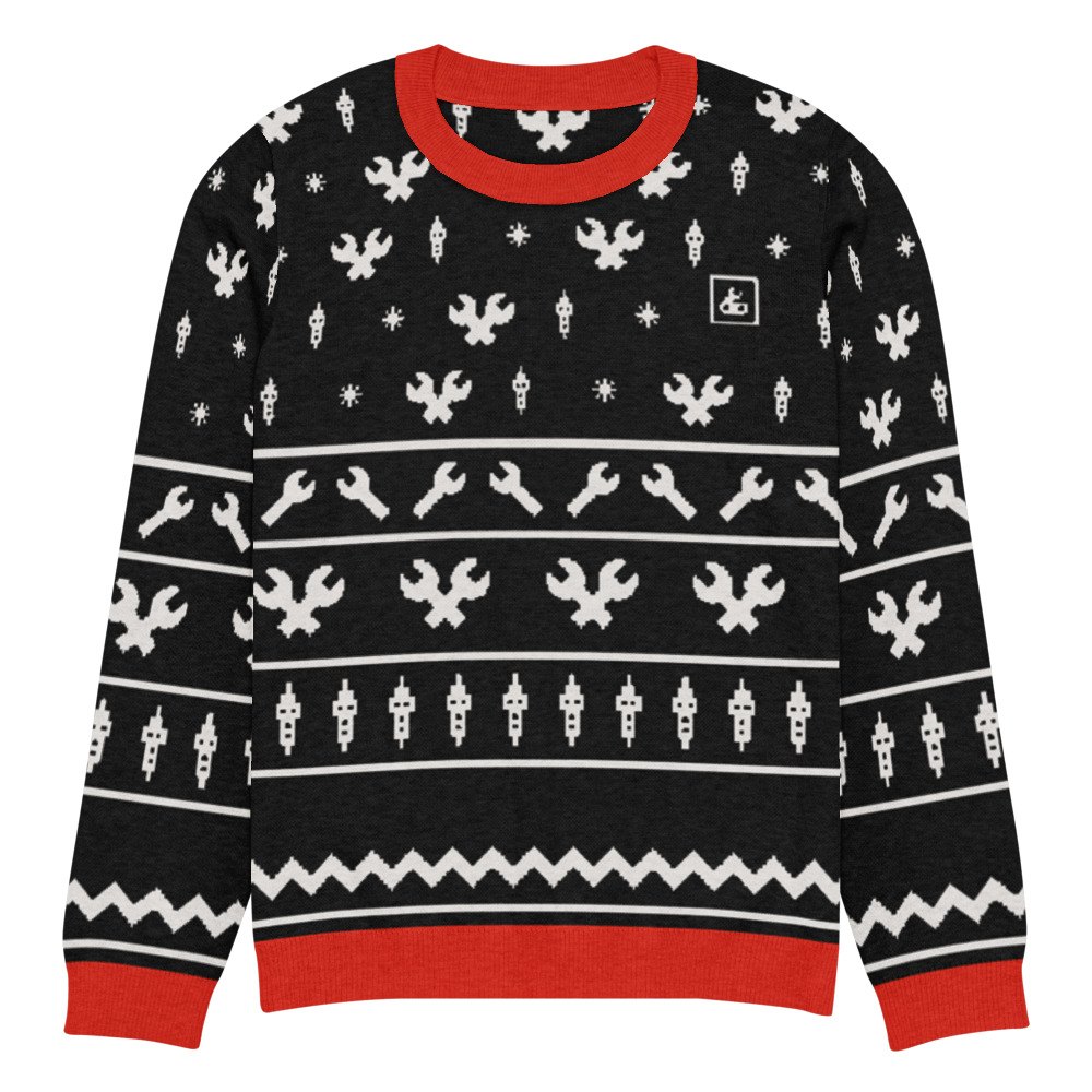Fair Isle Garage Sweater (Black)