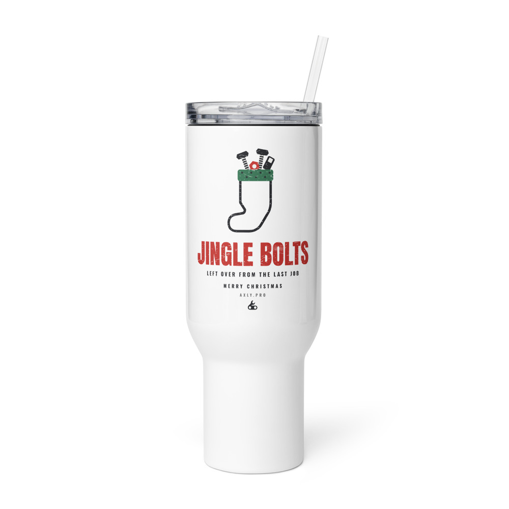 Jingle Bolts Travel Mug