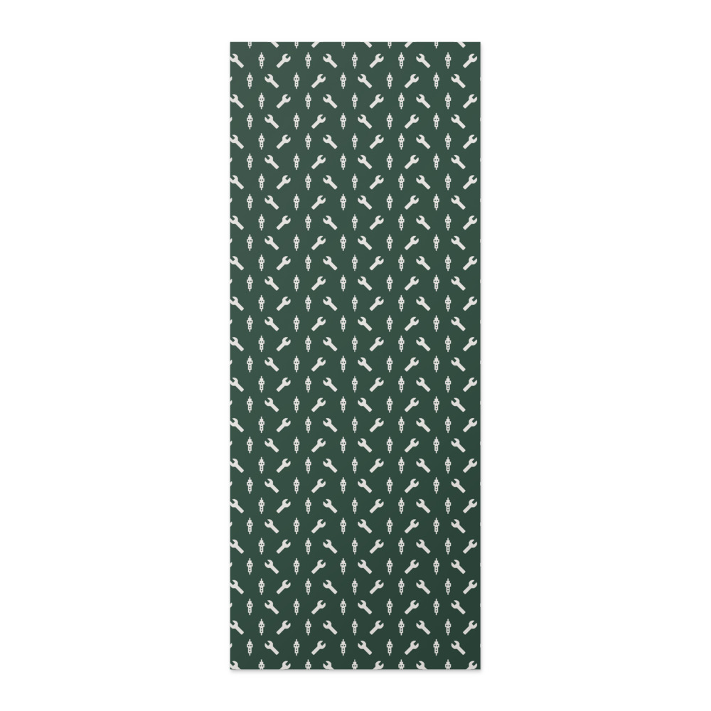 Wrench & Plug Wrapping Paper (Green)
