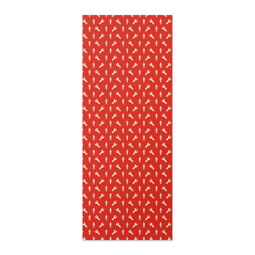Wrench & Plug Wrapping Paper (Red)